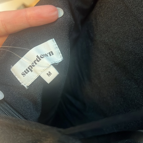 NWT Superdown Kiki Dress Black Size M - Picture 4 of 4